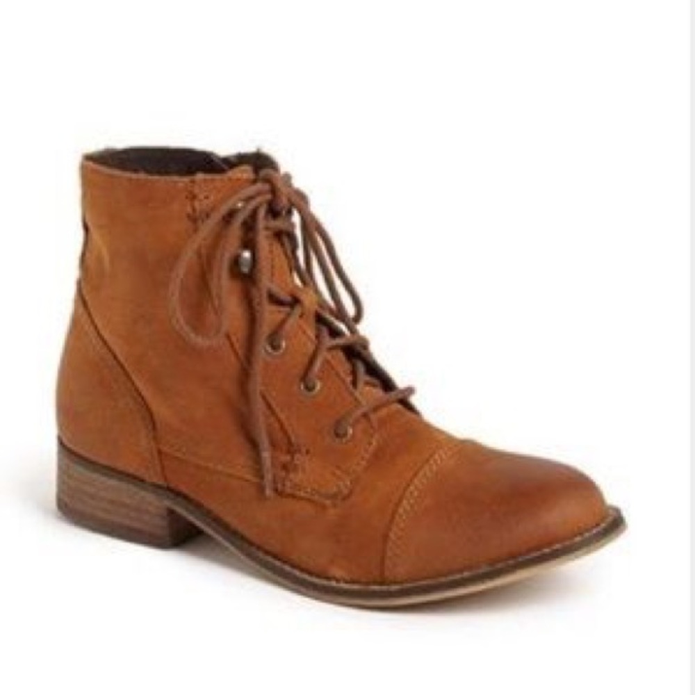 Steve Madden Robbinn brown leather booties-size 8